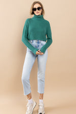 Load image into Gallery viewer, Turtle Neck Crip Sweater I ABHS0137
