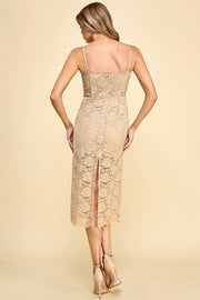 Corset Midi Dress | ABND0679 | INSTOCK