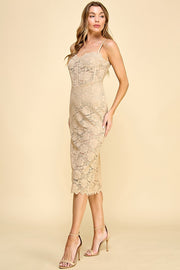 Corset Midi Dress | ABND0679 | INSTOCK