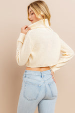Load image into Gallery viewer, Turtle Neck Crip Sweater I ABHS0137
