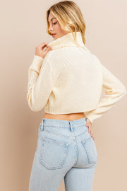 Turtle Neck Crip Sweater I ABHS0137