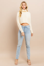 Turtle Neck Crip Sweater I ABHS0137