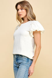 Textures Knit Top | ABNT0638