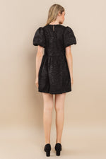 Load image into Gallery viewer, Floral Jacquard Mini Dress | ABND0708
