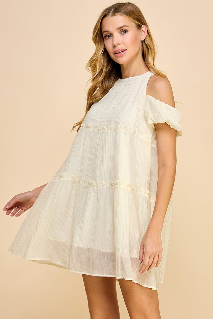Cold Shoulder Dress | ABVD0315