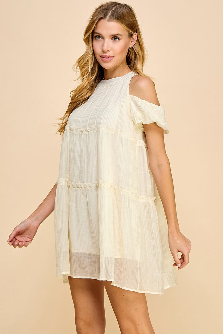 Cold Shoulder Dress | ABVD0315