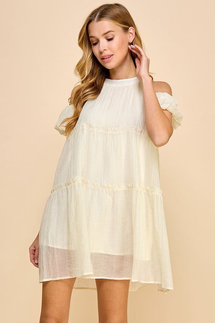 Cold Shoulder Dress | ABVD0315