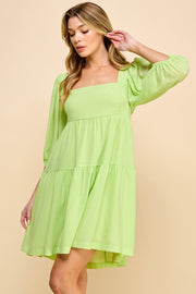 Square Neckline Mini Dress | ABND0800