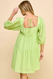 Square Neckline Mini Dress | ABND0800