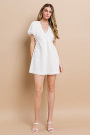 3D Chiffon Flower Mini Dress | ABND0803