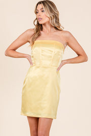 Satin Mini Dress | ABJD7504