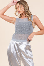 Load image into Gallery viewer, Knit Top With Metallic Thread | ABJT7508
