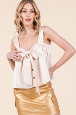 Load image into Gallery viewer, Satin Bow Top | ABST7515
