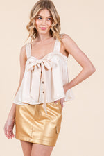 Load image into Gallery viewer, Satin Bow Top | ABST7515
