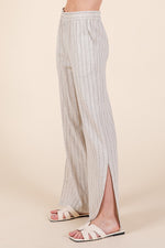 Load image into Gallery viewer, Striped High-Rise Wide-Leg Pants Set | ABJD7512ABJD7513set
