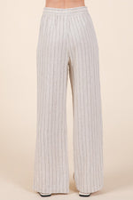 Load image into Gallery viewer, Striped High-Rise Wide-Leg Pants Set | ABJD7512ABJD7513set
