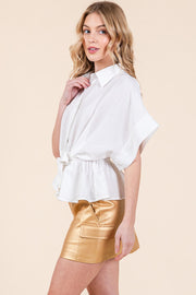 Dropped Shoulder Sleeve Shirt | ABST7501