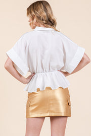 Dropped Shoulder Sleeve Shirt | ABST7501