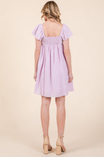 Load image into Gallery viewer, Ruffle Sleeve Mini Dress | ABND0810
