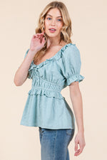 Load image into Gallery viewer, Puff Short Sleeve Top | ABET7501
