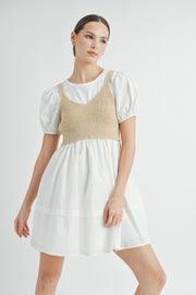 Two Piece Set Mini Dress / STLE#ABED7500