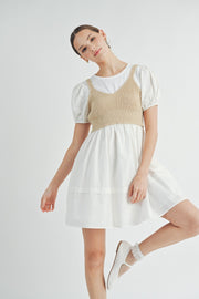 Two Piece Set Mini Dress / STLE#ABED7500