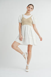 Two Piece Set Mini Dress / STLE#ABED7500