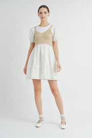 Two Piece Set Mini Dress / STLE#ABED7500