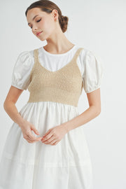 Two Piece Set Mini Dress / STLE#ABED7500