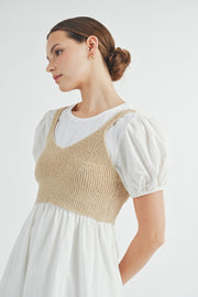 Two Piece Set Mini Dress / STLE#ABED7500