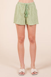 Textured Short Sleeve Shirt& Shorts SET | ABED7506