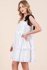 Load image into Gallery viewer, Tiered Ruffle Dress | ABED7502
