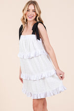 Load image into Gallery viewer, Tiered Ruffle Dress | ABED7502
