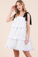 Load image into Gallery viewer, Tiered Ruffle Dress | ABED7502
