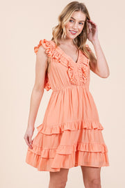 Ruffle Mini Dress | ABED7505