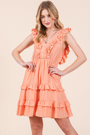 Ruffle Mini Dress | ABED7505