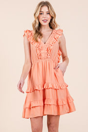 Ruffle Mini Dress | ABED7505