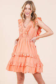 Ruffle Mini Dress | ABED7505