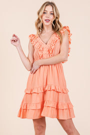Ruffle Mini Dress | ABED7505