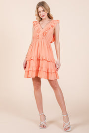 Ruffle Mini Dress | ABED7505