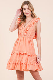 Ruffle Mini Dress | ABED7505
