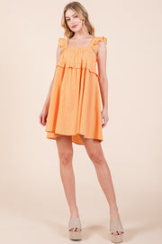 Striped Tiered Mini Dress | ABSD7532