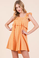 Load image into Gallery viewer, Striped Tiered Mini Dress | ABSD7532
