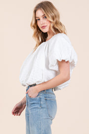 Bubble Crop Top | ABST7524