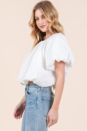 Bubble Crop Top | ABST7524