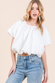 Bubble Crop Top | ABST7524