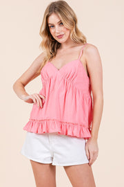 Woven Cami Top | ABET7503