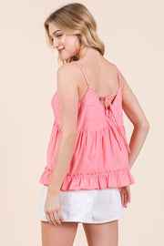 Woven Cami Top | ABET7503