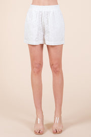 Embroidered Short Sleeve Shirt & Short SET | ABED7519