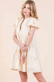 V-Neck Tiered Dress | ABED7516